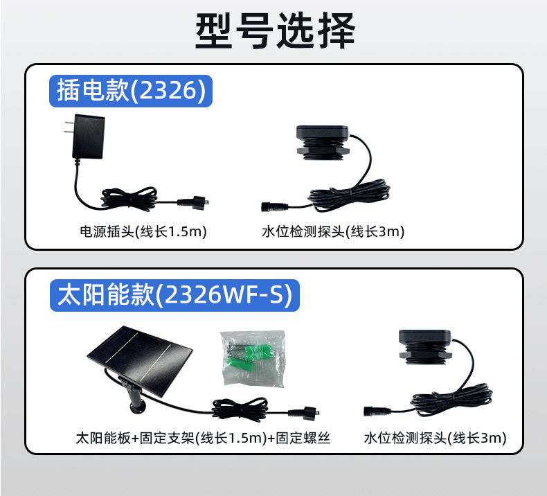 太陽(yáng)能供電超聲波液位傳感器實(shí)時(shí)監(jiān)測(cè)水箱液位2326